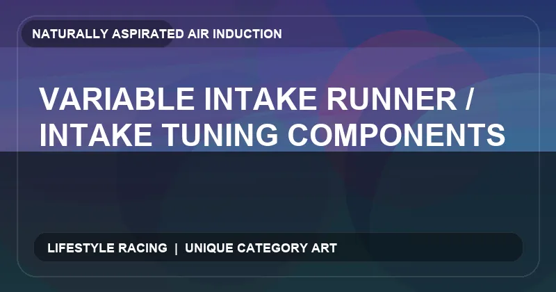 Variable Intake Runner / Intake Tuning Components